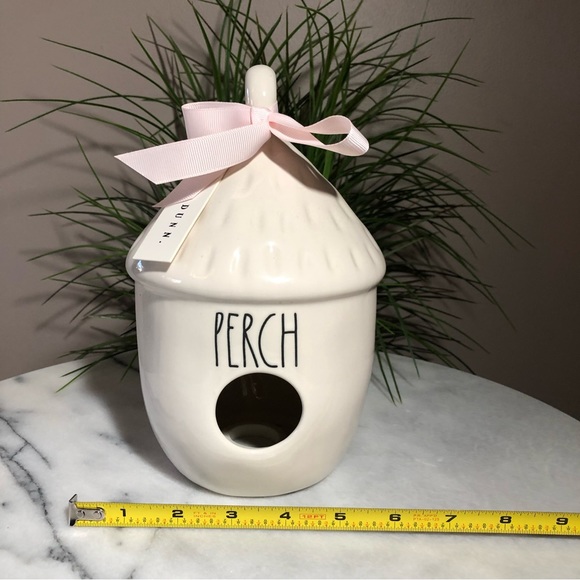 Rae Dunn 'Perch' Bird House Ceramic Handmade Nwt - Picture 7 of 7